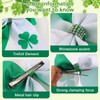 Totelux St. Patrick’s Day Bows Hair Clips Large Cheer Bow