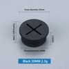 12 Pcs Black Rubber Grommets 20mm Cable Cord Grommet Desk