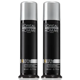 L'Oréal Professionnel Homme Duo Mat Modelling Ointment 2 x 80 ml