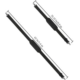 62 Inch Shoulder Strap,Adjustable Shoulder Strap,Universal Adjustable Thick Soft Duffel Bag Shoulder Strap,Double-Buckle Universal Swivel Hook for Laptop Messenger Bag, Briefcase, Shoulder Bag, Black