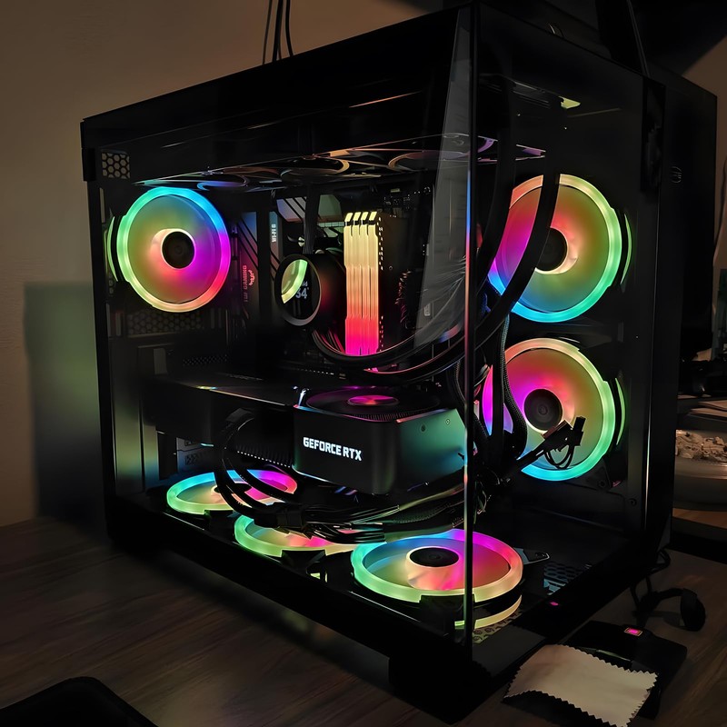 PCCOOLER C3T500 ARGB PC Case Mid Tower Desktop Computer Gaming