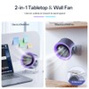 Coolhill USB Desk Fan: 100 Speeds & Turbo Airflow Portable