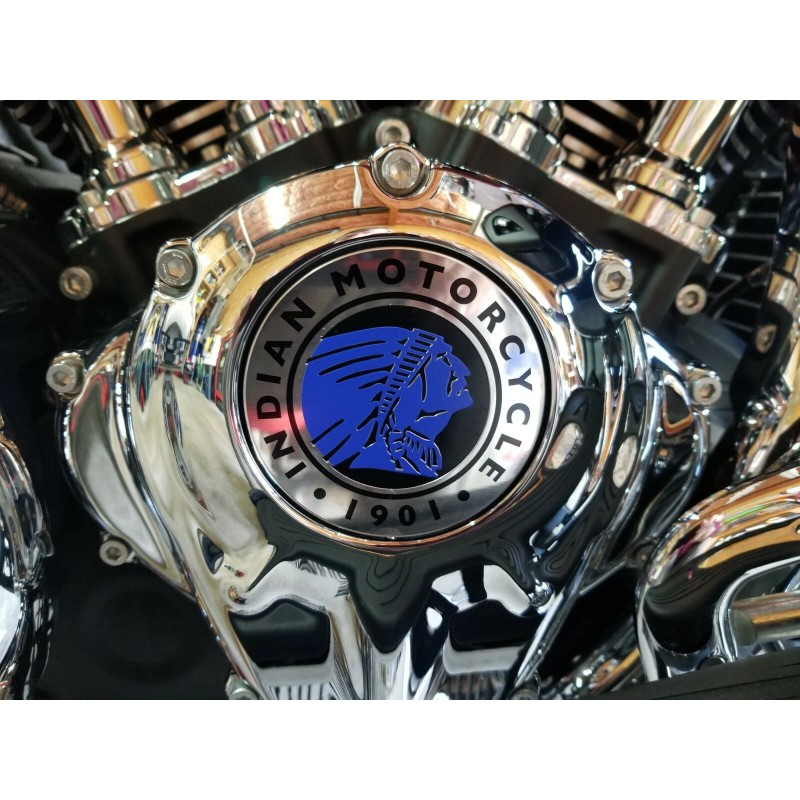Indian Motorcycle, 111 Engine, Cam Cover Headdress Decal, Sticker, Emblem