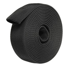 LUMLLSAJI Rope Protector - Cables Covers Rope Protect Sleeve with Buckle for Cables Computer Line - Nylon - 0.7" Dia 6.5FT - Black