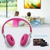 Riwbox WT-7S Kids Bluetooth Headphones Light Up, Foldable Stero Wireless