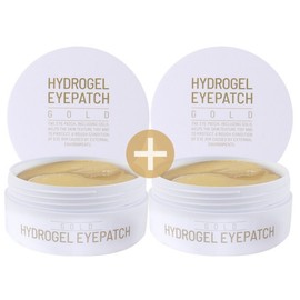 (1+1) Foodaholic Gold Hydrogel Eye Patch 60 sheets (120 sheets total) and Rose Gold and Pearl Large Capacity Eye Patches / (1+1)푸드어홀릭 골드 하이드로겔 아이패치 60매(총120매)외 로즈골드.펄 대용량 아이패치