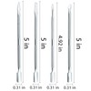 4 PCS Professional Cuticle Remover Stainless Steel Cuticle Pusher Tool