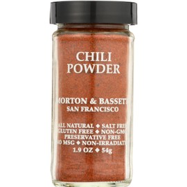 Morton & Bassett Chili Powder, All Natural, Salt Free, 1.9 Ounces (Pack Of 3)