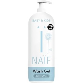 Naïf Cleansing Shower Gel, 700 ml, for Baby and Child, Natural Ingredients, 100% Vegan