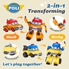 Robocar Poli 4" Transforming Robot Bucky – Emergency Vehicle Action