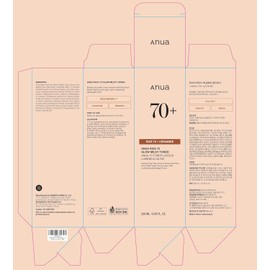 ANUA Rice 70 Glow Milky Toner, for Glass Skin, Rice Water, Niacinamide, Ceramides, Panthenol, Fragrance-Free, Non comedogenic, Fungal Acne Safe, Korean Skin Care, 250ml/8.45fl.oz.