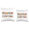 From Dyzamora Pumpkin Spice Everything-Funny Fall Lover Throw Pillow, 18x18,