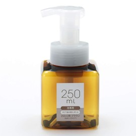 PET Refill Push Type Foam Pump Soap Dispenser (250ml, Brown)