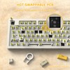 AKC087 Wireless Mechanical Keyboard, 87 Keys Compact TKL Gaming Keyboard,