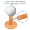 Alomejor Pack of 8 Tees Holder Durable Rubber Tees Driving