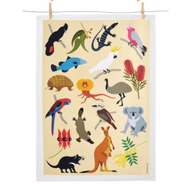 Wilson Payne Tea Towel Aussie Wildlife