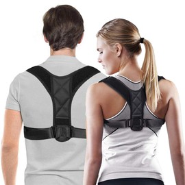 Xemz Back Posture Corrector for Men and Women, Adjustable Back Brace Strap, Comfortable Clavicle Support Posture Correction Belt, for Improve Humpback, Neck, Shoulder, Upper Back (XL)