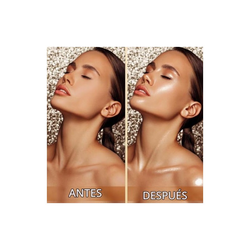 Aceite Corporal Brillante | Iluminador E Hidratante Para Rostro, Cuerpo