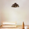 New Curvy Style Metal Lampshade Bulb Cover Lampshade (Brushed Copper)