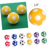 Kisangel Table Football Ball Accessories 6pcs Mini Replacement Foosballs for