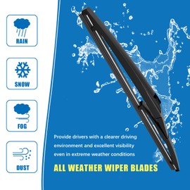 CJPPPZIW Windshield Wipers-12 Inch Replacement for 2011 2012 2013 Jeep Grand Cherokee Wiper Blades for My Car,Quality Rear Windshield Wiper Blades(Set of 1)