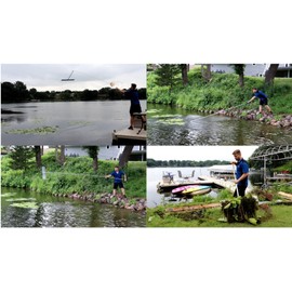 WeedRipper Aquatic Weed Puller for Lake & Pond Sea Weed (15 FT Handle)