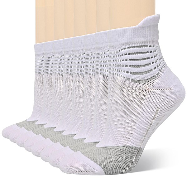 IRAMY Compression Ankle Support Socks Women Coolmax Wicking Cushioned Athletic