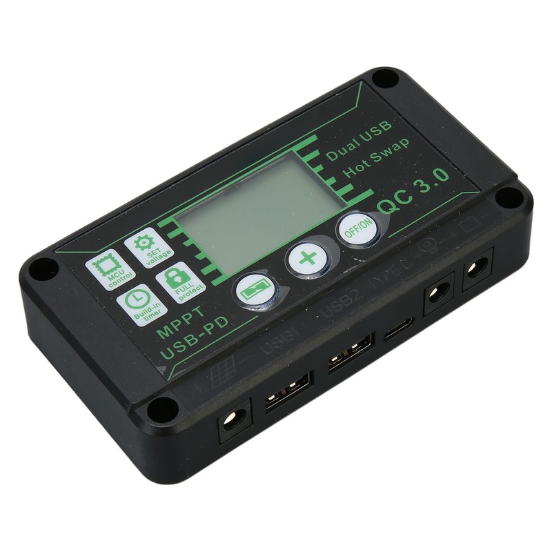 100W Solar Panel Kit 220W Inverter MPPT Controller Dual USB