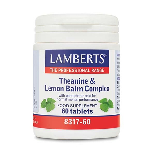 Lamberts Theanine & Lemon Balm Complex 60 Tabs