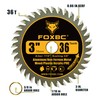 FOXBC 3 Inch Carbide Circular Saw Blade 24 Tooth, 36