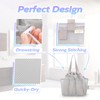 famichan Mesh Shower Caddy Portable with Drawstring, Dorm Room Essentials