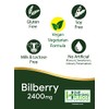 Bilberry Extract Capsules | 2400mg | 200 Count | Vegan