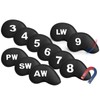 Golf Iron Headcovers Magnetic Printed Embroidered Numbers 11 Pack,Golf Iron