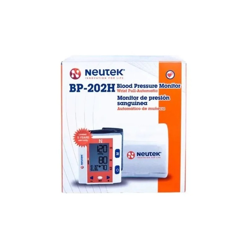 Monitor De Presin Arterial Neutek Bp-202h De Mueca