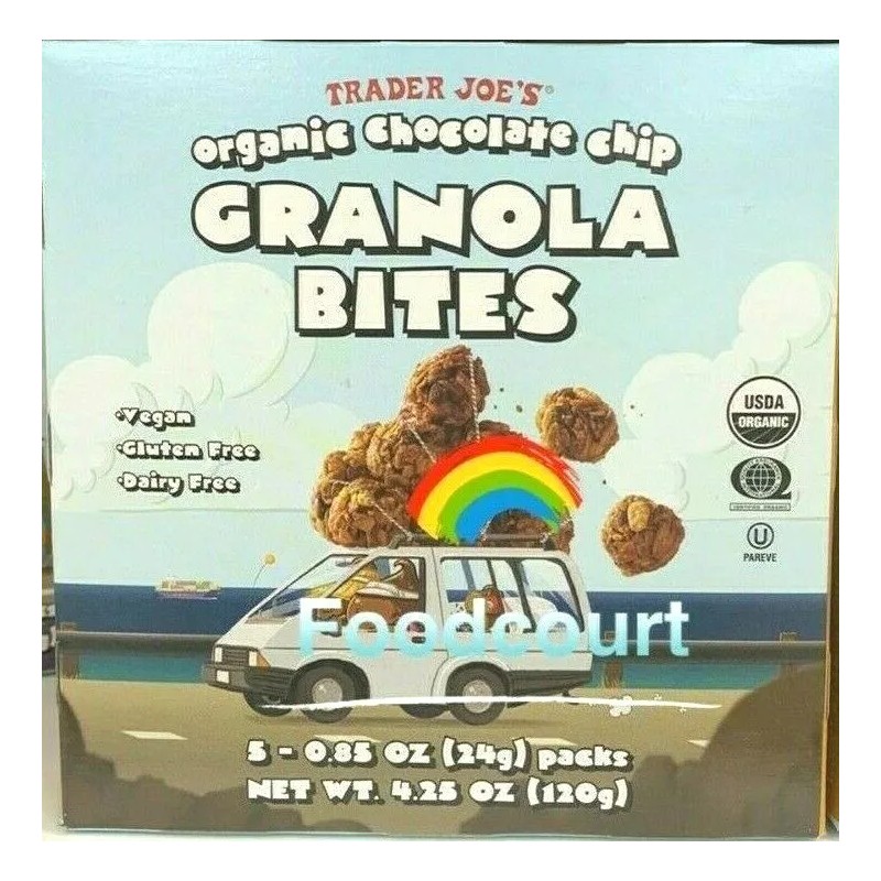 Trader Joe's 2 Packs Trader Joe's Organic Chocolate Chip Granola