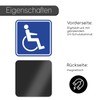 Rollstuhl Magnet-Schild I 15 x 15 cm I für Rollstuhl-Fahrer,