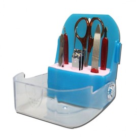 Beauty Tool Set: Nail Clipper, Ear Pick, Tweezers, Beauty Scissors Set 3ea