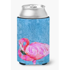 Caroline's Treasures 8686CC Bird - Flamingo Can or Bottle Beverage Insulator Hugger, Can Hugger, multicolor