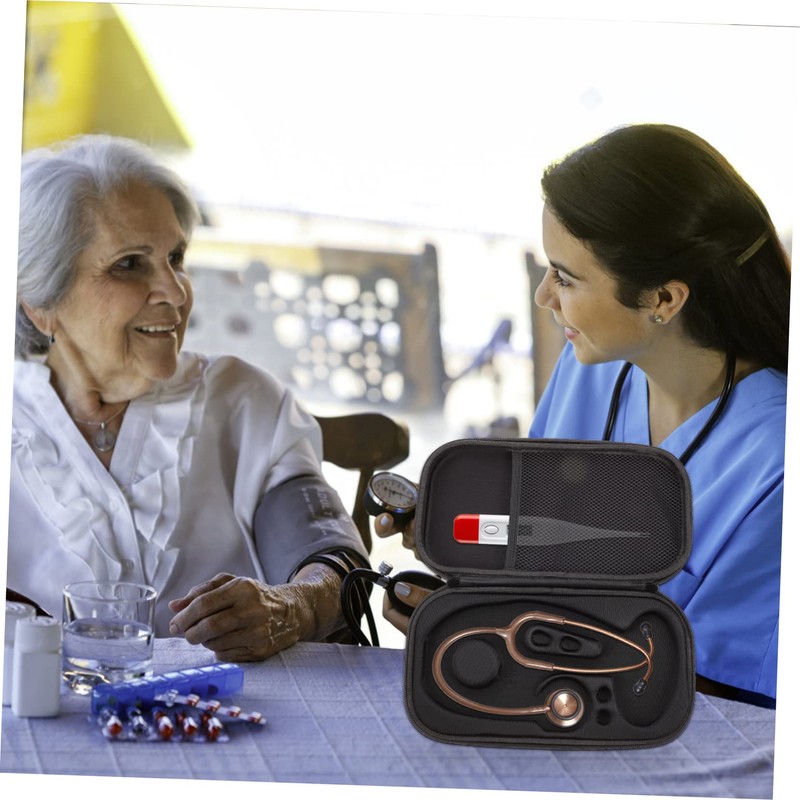 KONTONTY 1Pc Stethoscope Carrying Case Protector with Inner Mesh Pocket