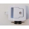 FIC WHITE RV 5" x 4 1/2" Baggage Door Lock