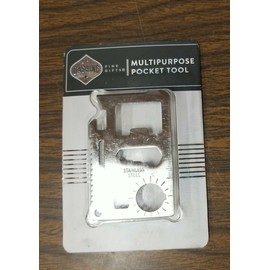 Dashing Fine Gifts Multi Purpose Credit Card Pocket Tool With Lanyard Hole Can Opener Knife Saw