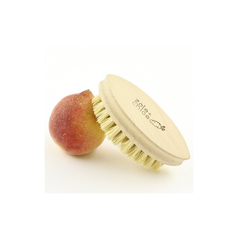 Zoie + Chloe 100% Natural Plant-Fiber Soft Bristles Vegetable Brush