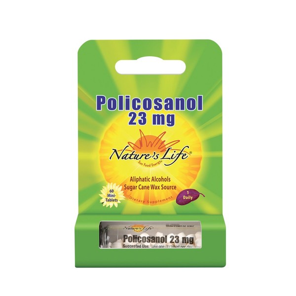 Nature's Life Policosanol Tablets, 23 Mg, 60 Count