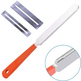 Yuentoen Fret File for Guitar, Guitar Nut Files, Stainless Steel Guitar Fret Files, Levelling Tool, Guitar Luthier Tool Set, Saddle Files Guitar