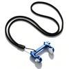 HERCHR Adjustable Swimming Nose Clip with Lanyard, Non Slip Split
