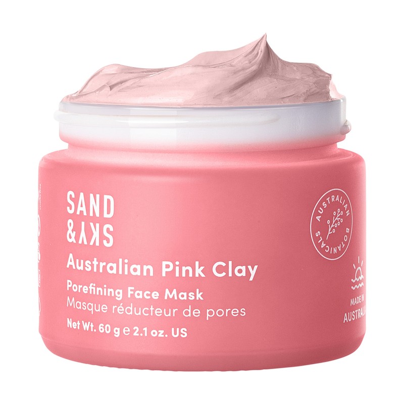 Sand & Sky Australian Pink Clay Porefining Face Mask 60g