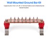 GOUNENGNAIL- 10" Copper Ground Bar Kit,900A Grounding Busbar Bar with