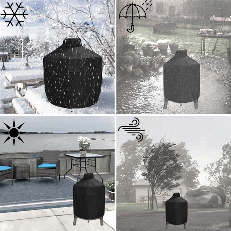 WOMACO Cover for Large Big Green Egg Waterproof Ceramic Grill