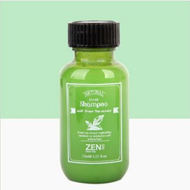 [Miniature] Zen Spa New Green Tea Amenity Container Shampoo 35ml * 250 units, 1 set / [미니어처] 젠스파 뉴그린티 어메니티 용기형 삼푸 35ml * 250개, 1세트