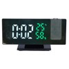 LED Digital Alarm Projector Clock Multifunction Four Levels Brightness Angle